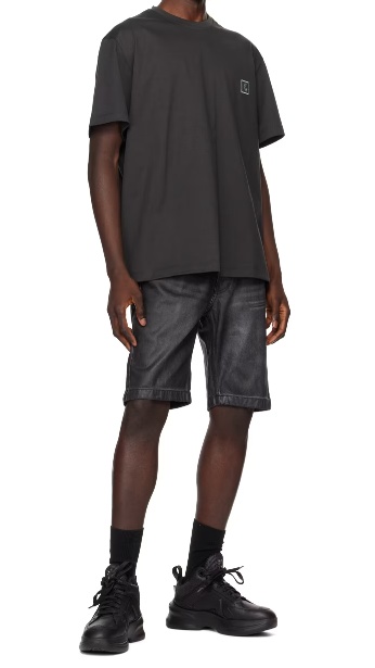 Wooyoungmi Faded Denim Shorts