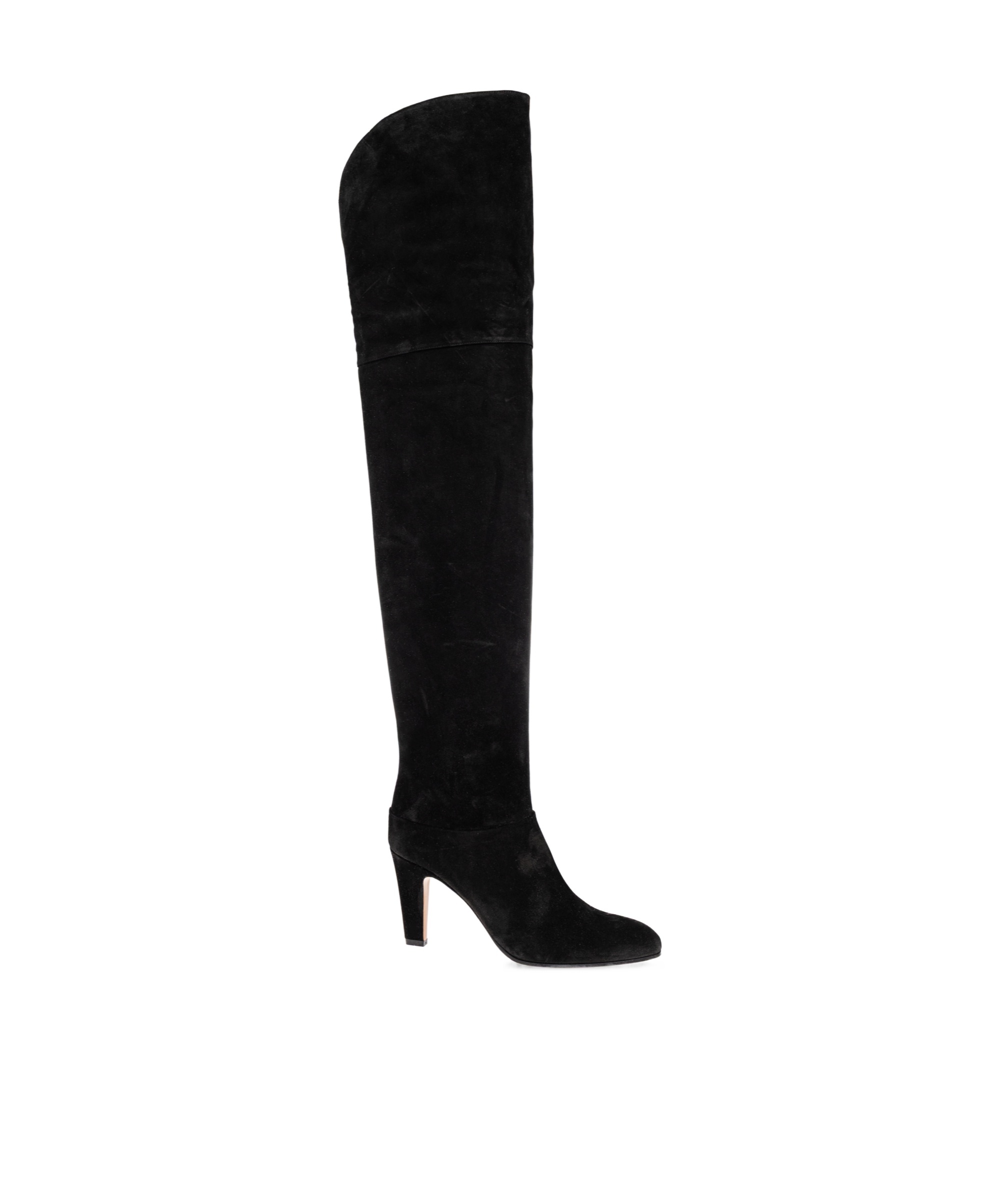 Chloé Eve Knee-high Heeled Boots In Black