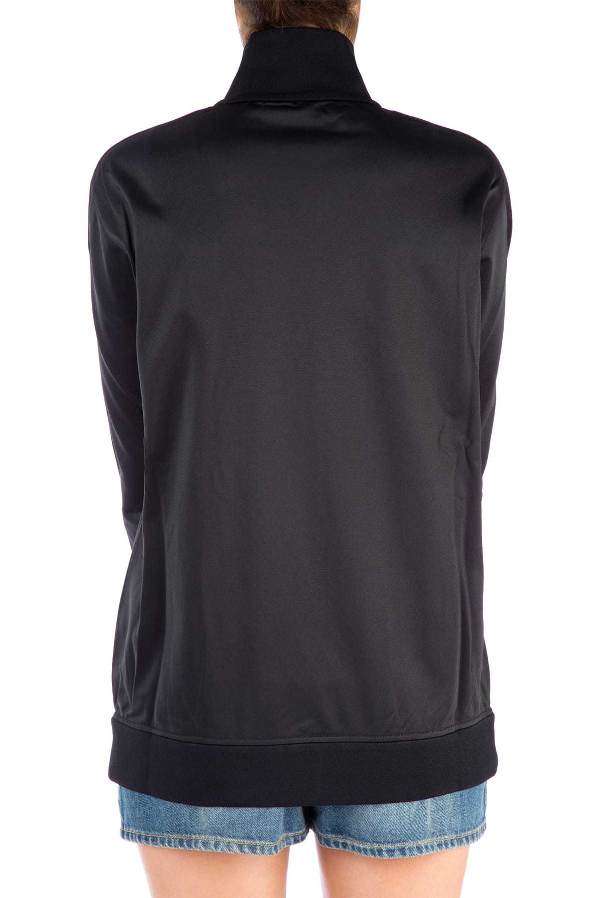 Valentino Logo Print Work Jacket In Black