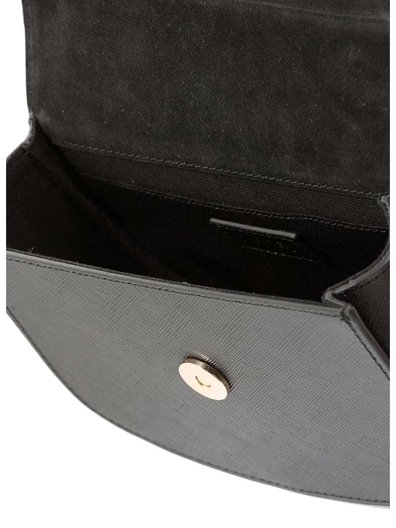 Apc Structured Mini Shoulder Bag With Adjustable Strap In Black