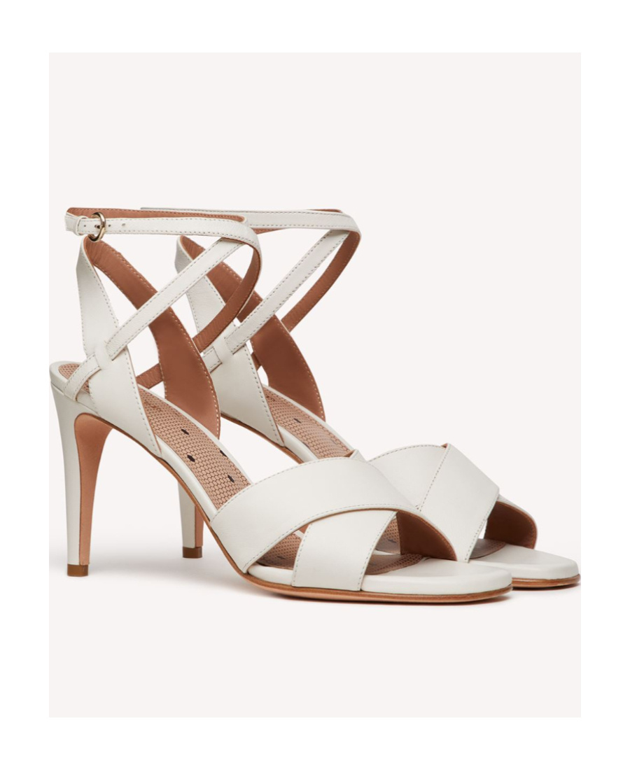 Red Valentino Redvalentino Open-toe High-heel Sandals In White