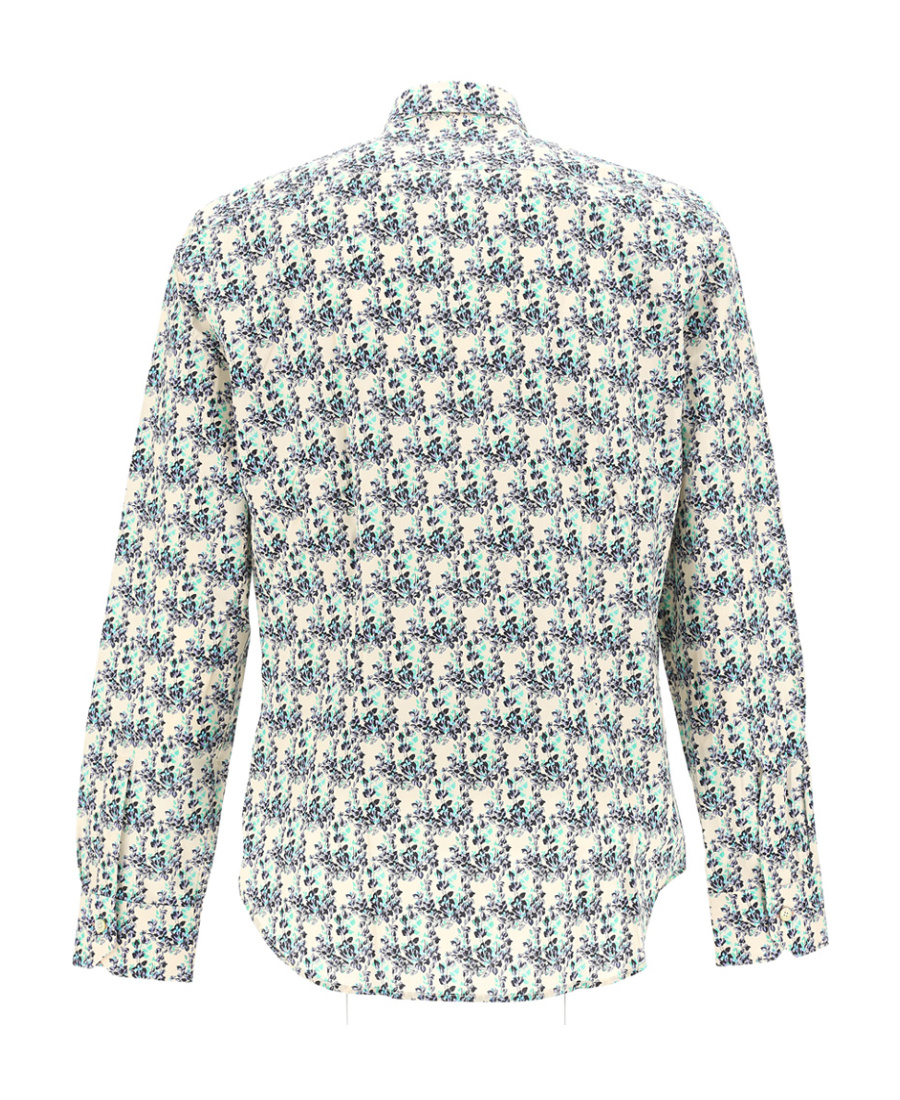 Paul Smith Floral-print Shirt In White