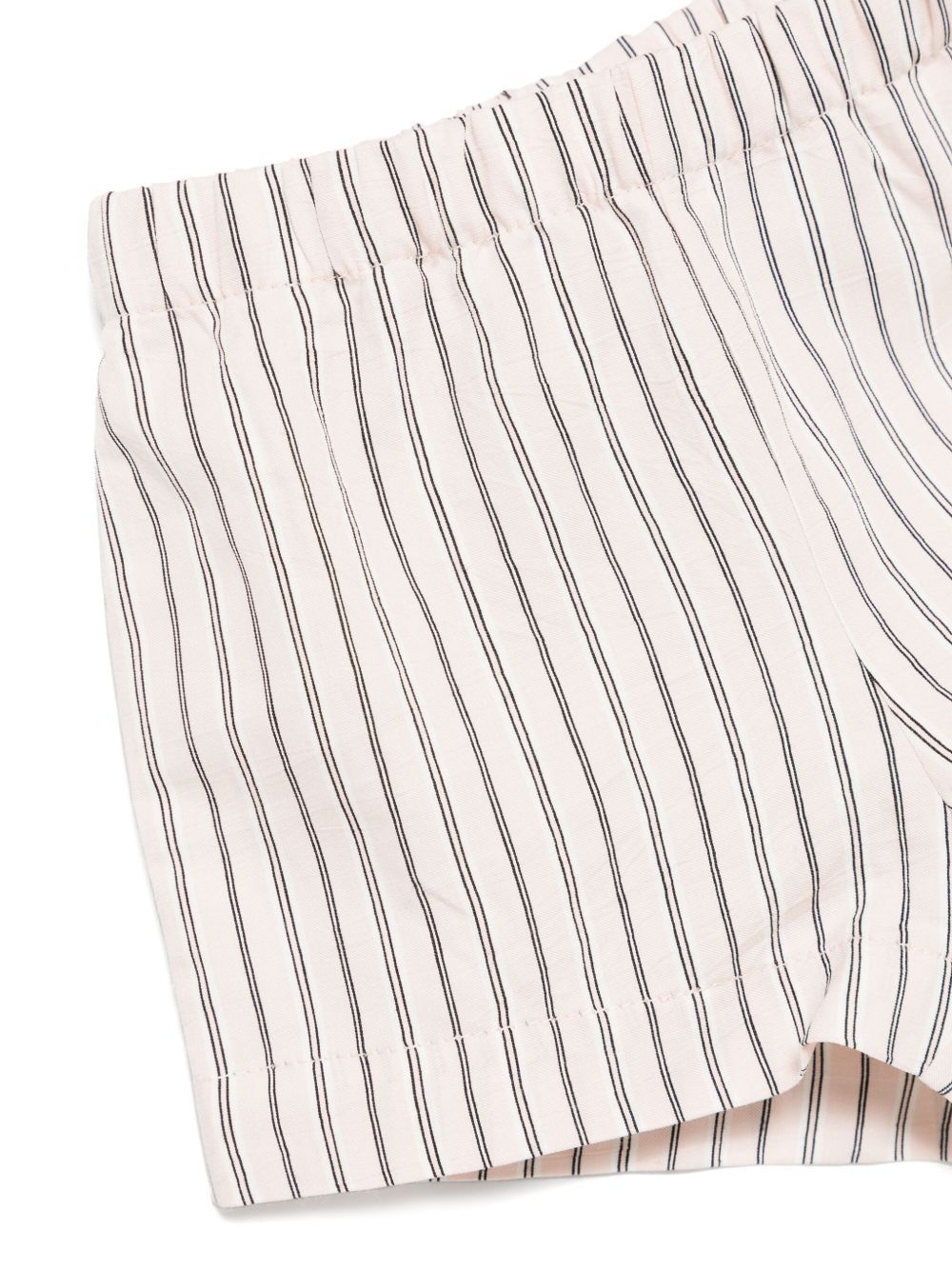 Il Gufo Striped Short Set In White