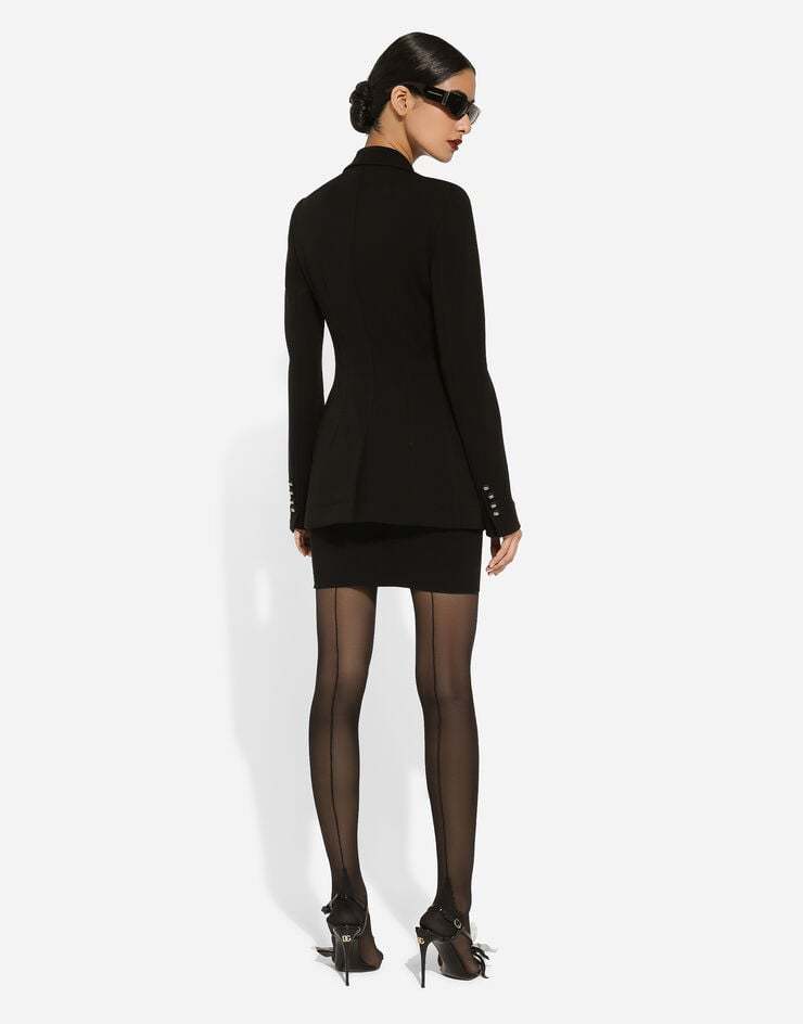 Dolce & Gabbana Dolce Single-breasted Wool Blazer In Black