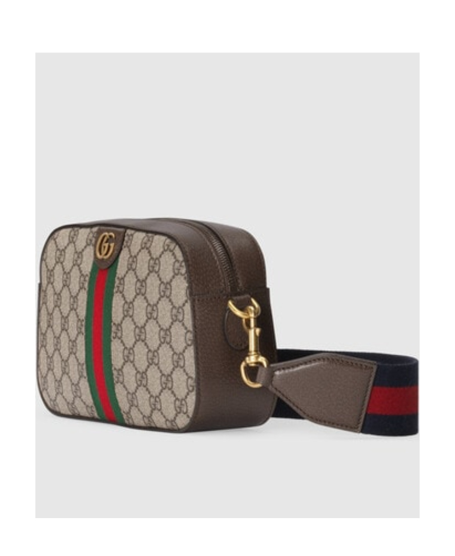 Gucci Men Small Size Ophidia Gg Shoulder Bag In Nude