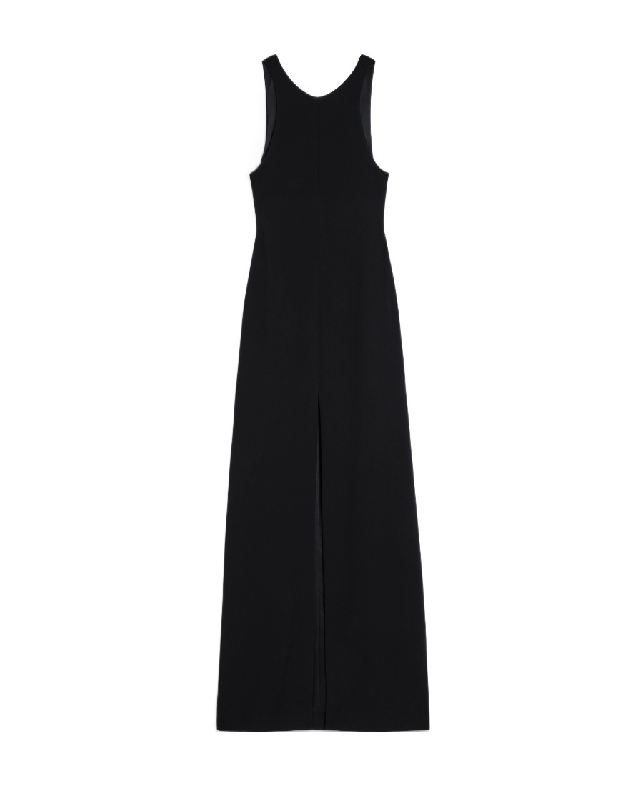 CELINE VEST DRESS IN SATIN WITH CREPE LINING