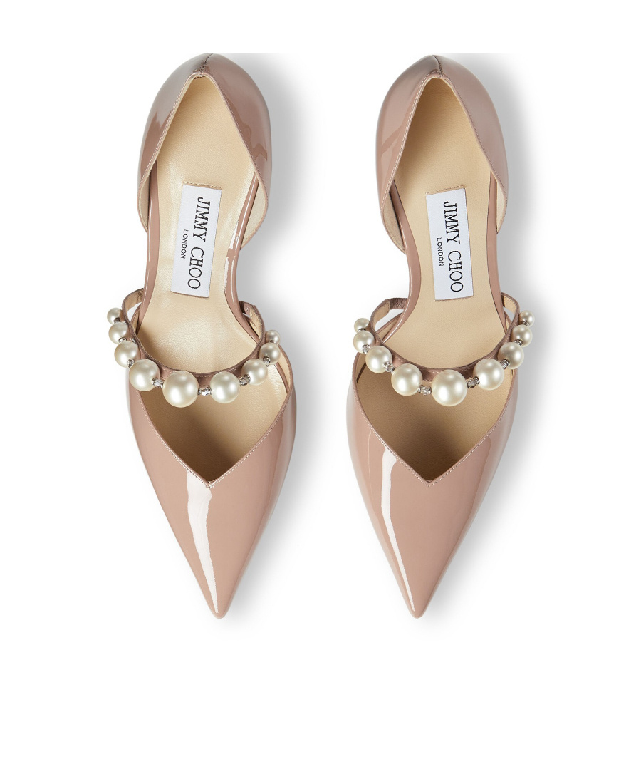 Jimmy Choo Thin Sole And Shallow Cut High Heels In Nude