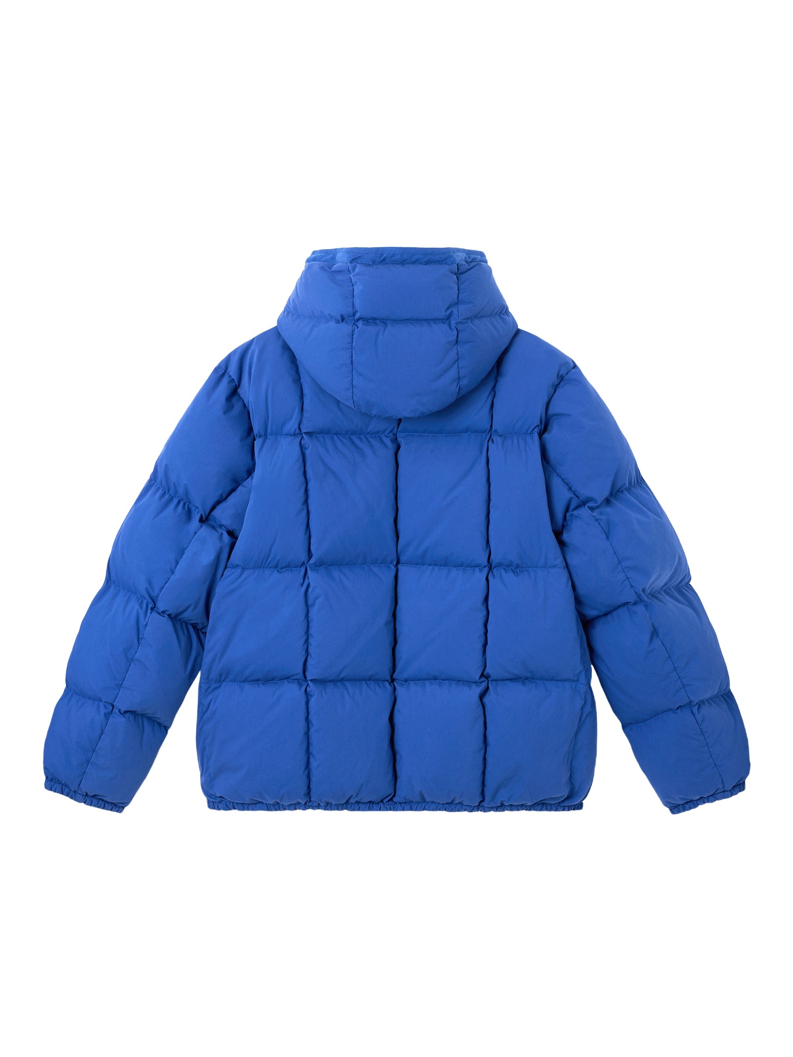 Stone Island Hooded Down Jacket With Anti-drop And Snap Pockets In Blue