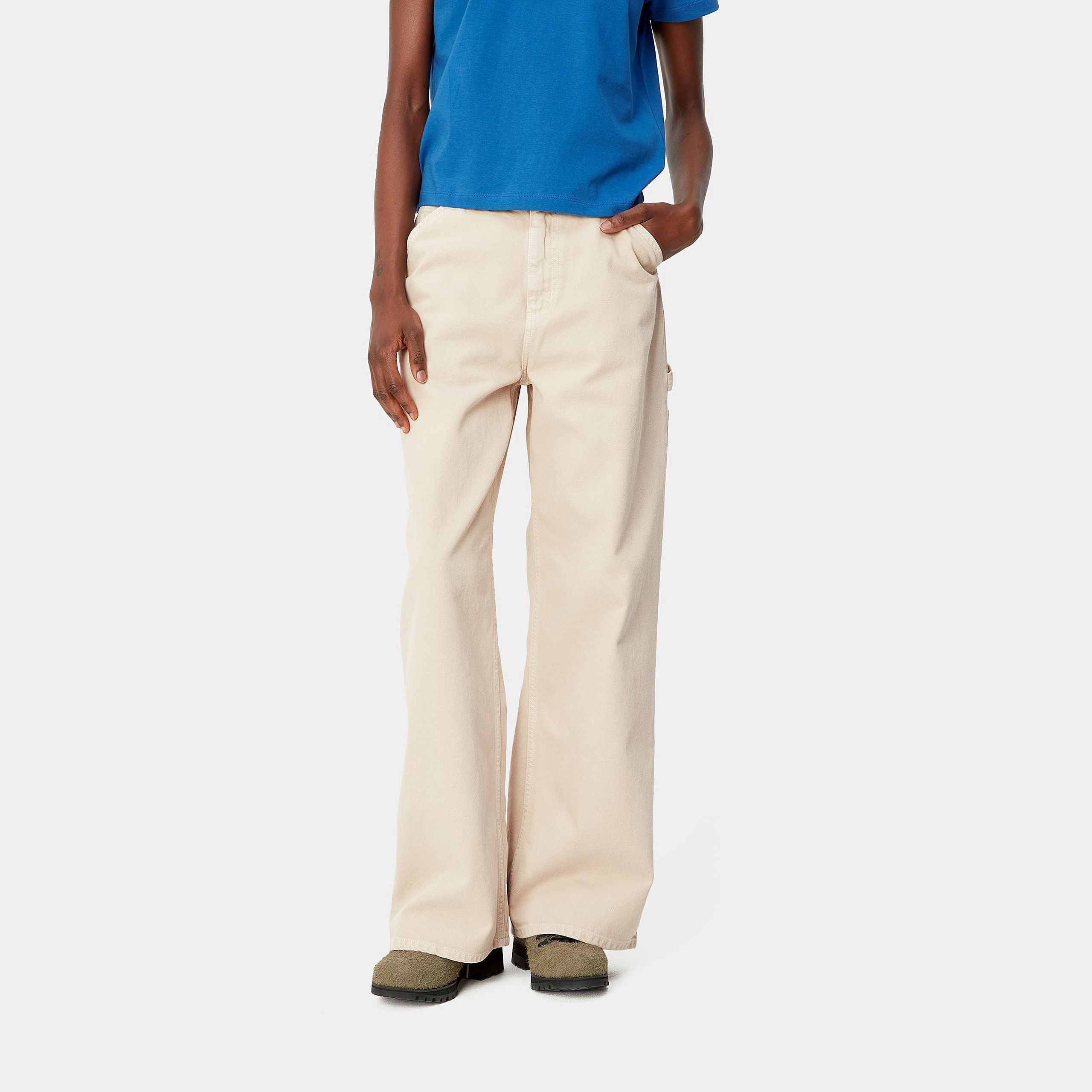 Carhartt Straight-leg Cotton Carpenter Jeans In Nude