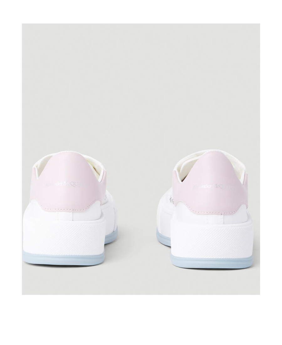 Alexander Mcqueen Deck Plimsoll Low-top Sneakers In White