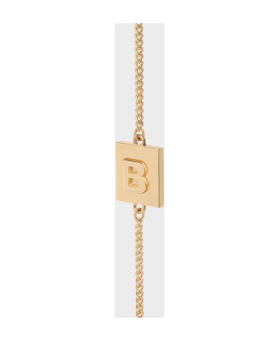 Celine Letter D Chain Bracelet In Yellow