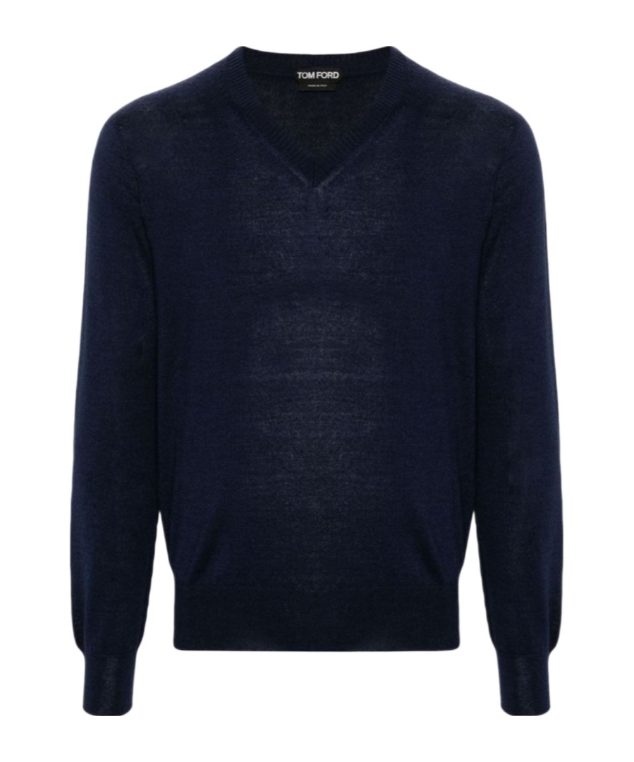 Tom Ford Electric Blue Alpaca Silk Sweaters