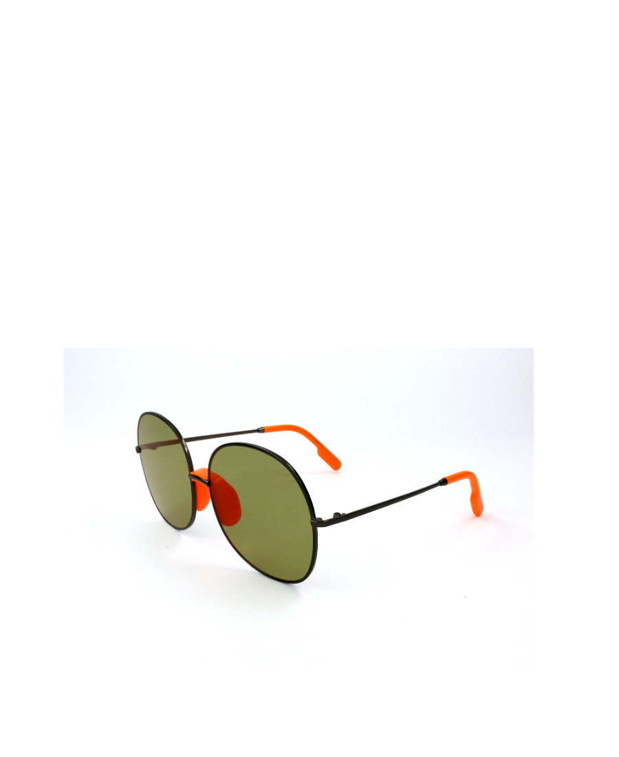 Kenzo Round Sunglasses In Green