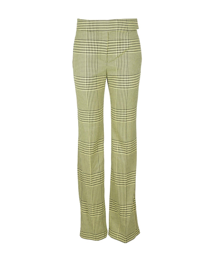 ALEXANDRE VAUTHIER ALEXANDRE VAUTHIER CHECKERED STRAIGHT-LEG TAILORED PANTS