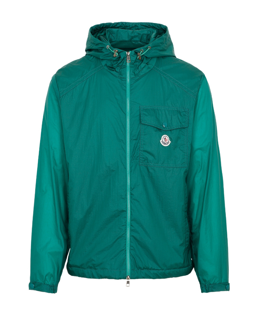 Moncler Samakar Hooded Jacket In Green