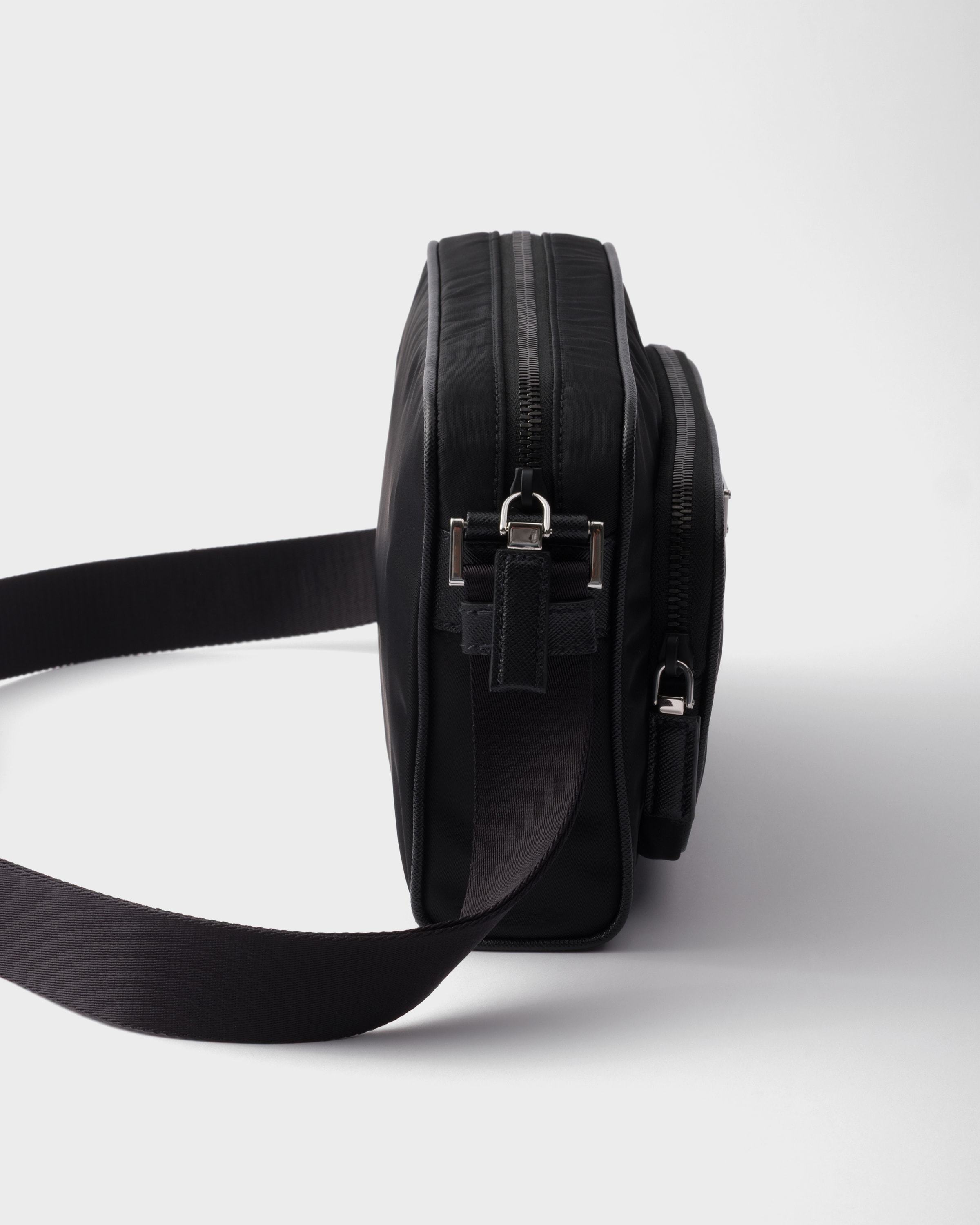 Prada Small Re-nylon And Saffiano Leather Shoulder Bag