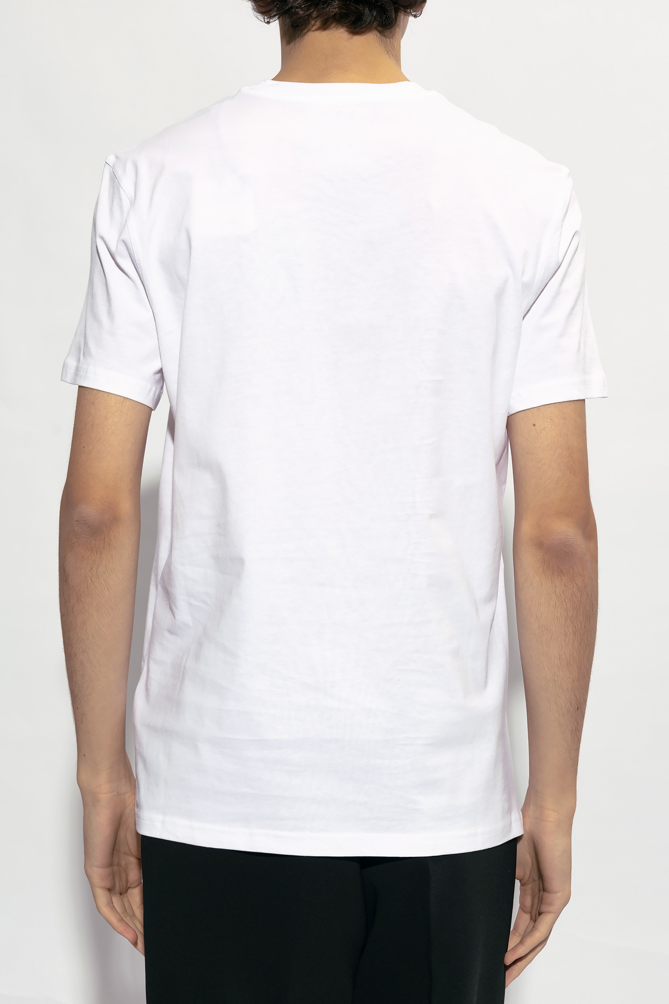 MOSCHINO LOGO-PRINT COTTON T-SHIRT