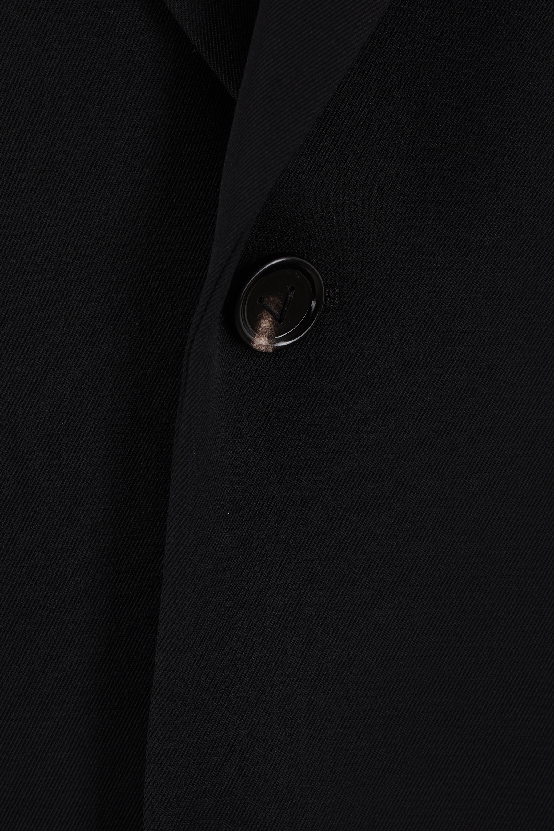 Bottega Veneta Contrast-stitching Wool Blazer In Black