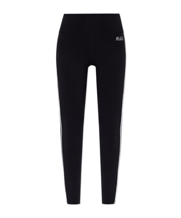 Shop Sporty And Rich Runner Performance Leggings In Black