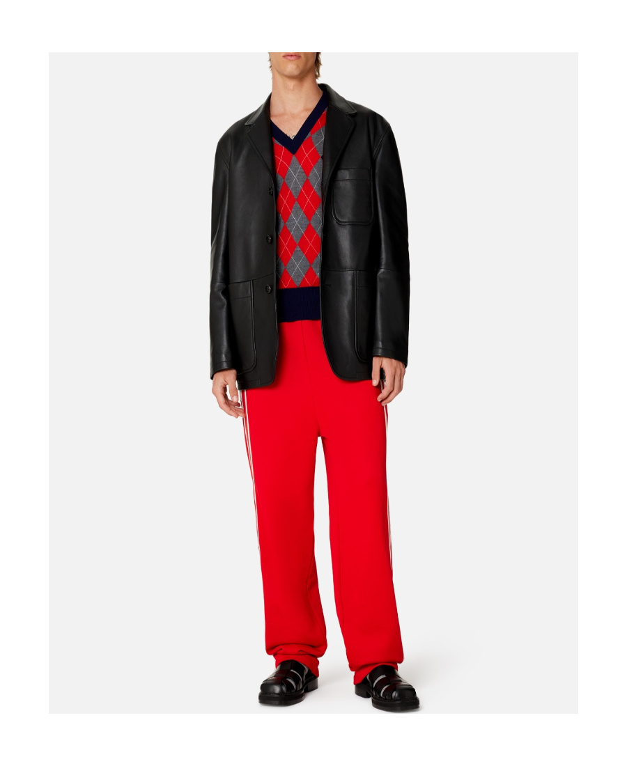 AMI ALEXANDRE MATTIUSSI SIDE-STRIPE DRAWSTRING TRACK PANTS