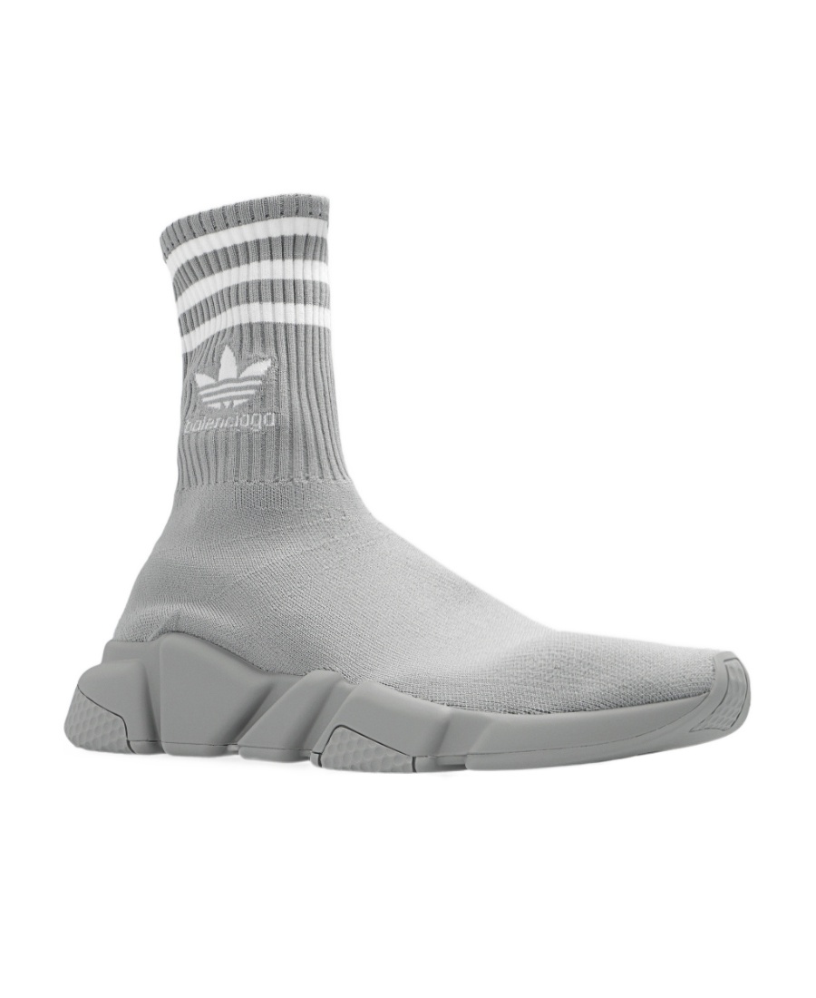 Balenciaga Speed Lt Adidas Sneakers In Gray