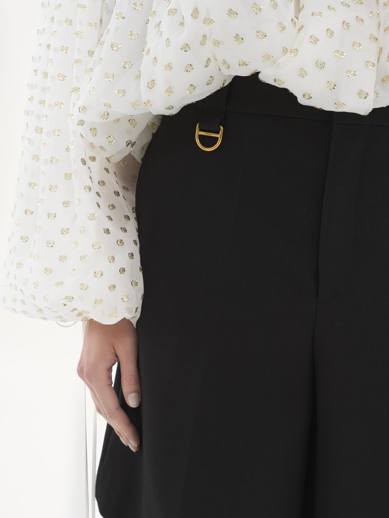 Chloé Belt-loop Shorts In Black