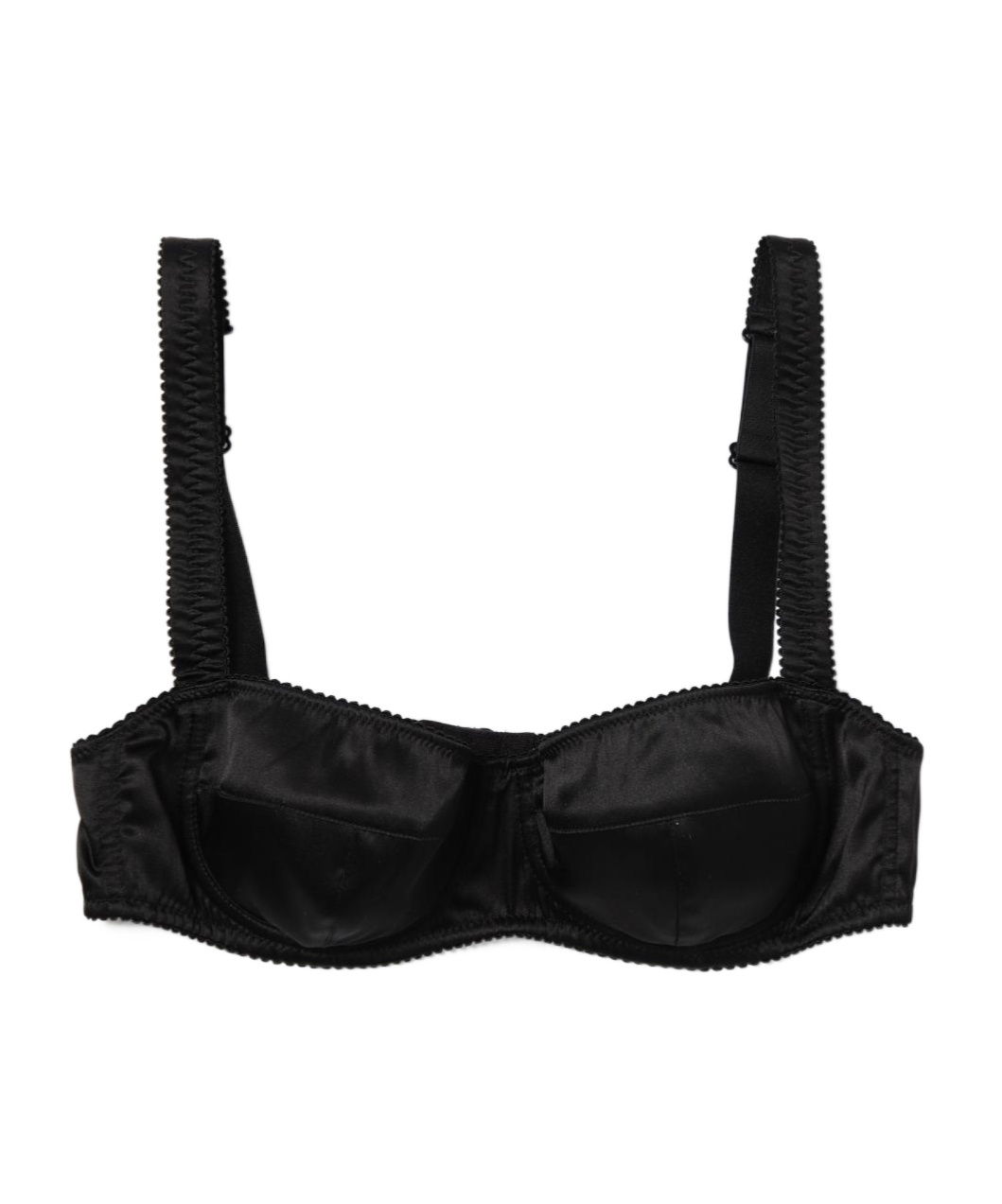 Dolce & Gabbana Half Cup Bra In Black