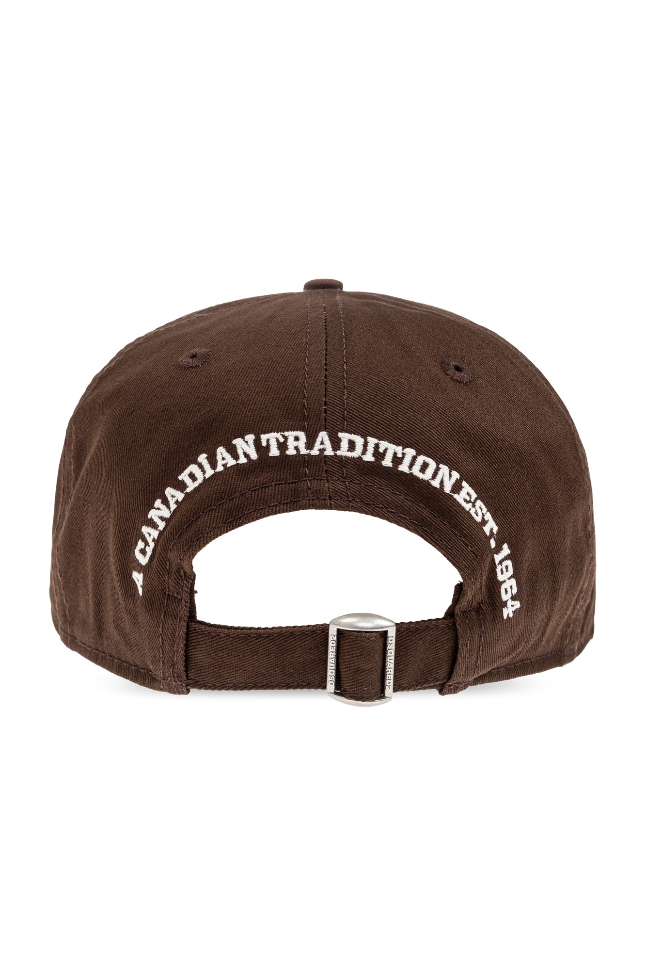 Dsquared2 Embroidered-patch Baseball Cap In Brown