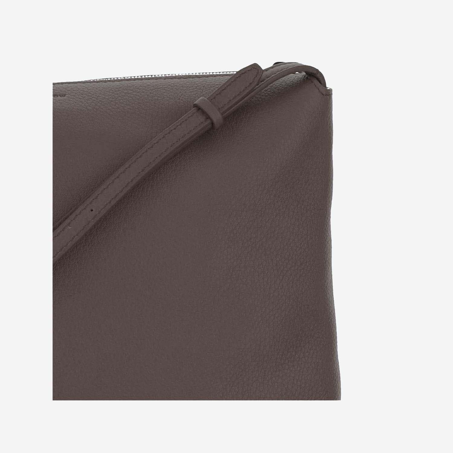 The Row Zipper Shoulder Bag In Brown