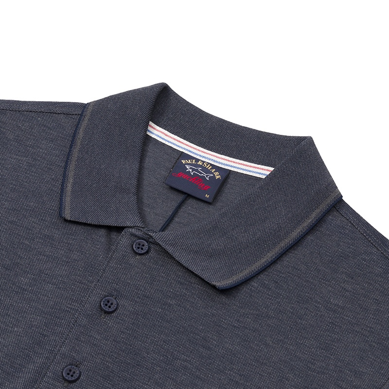 PAUL & SHARK EMBROIDERED-LOGO POLO SHIRT