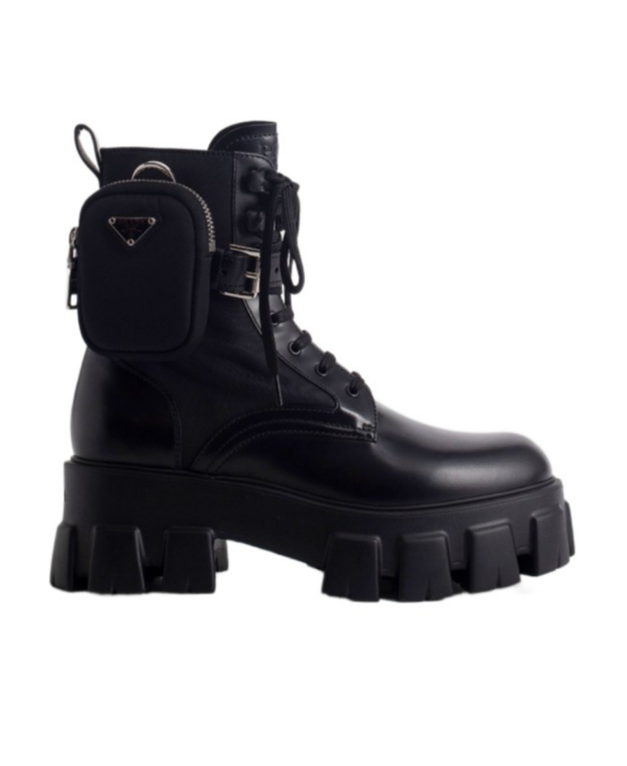 PRADA THICK SOLED MARTIN BOOTS