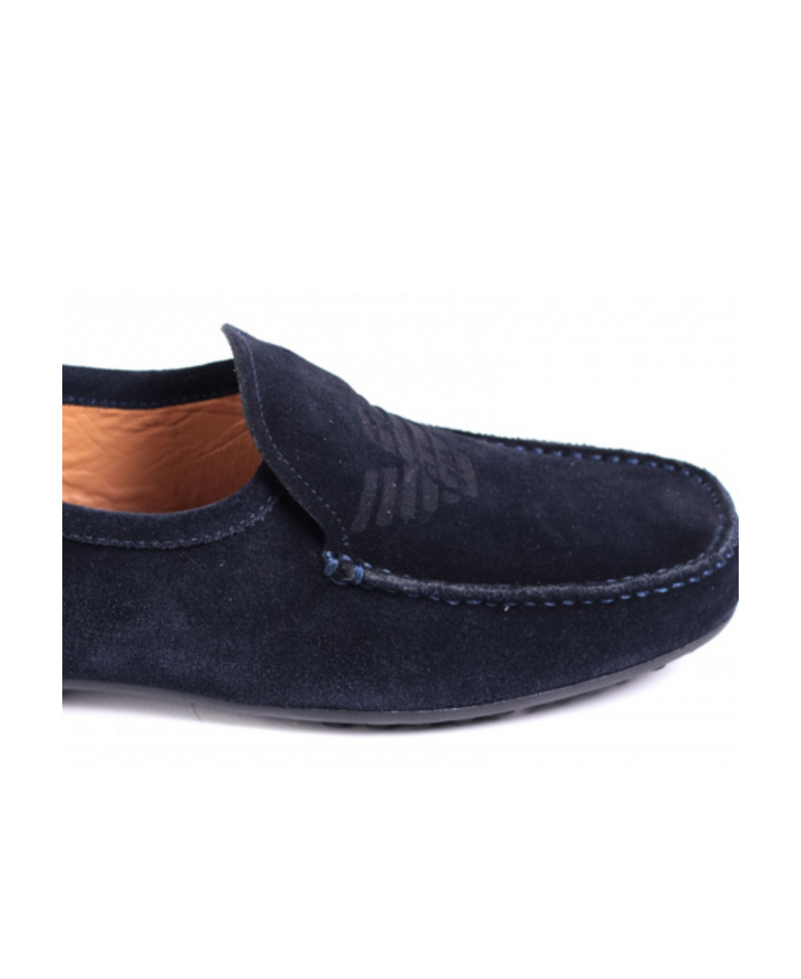 Emporio Armani Business Casual Shoes In Black