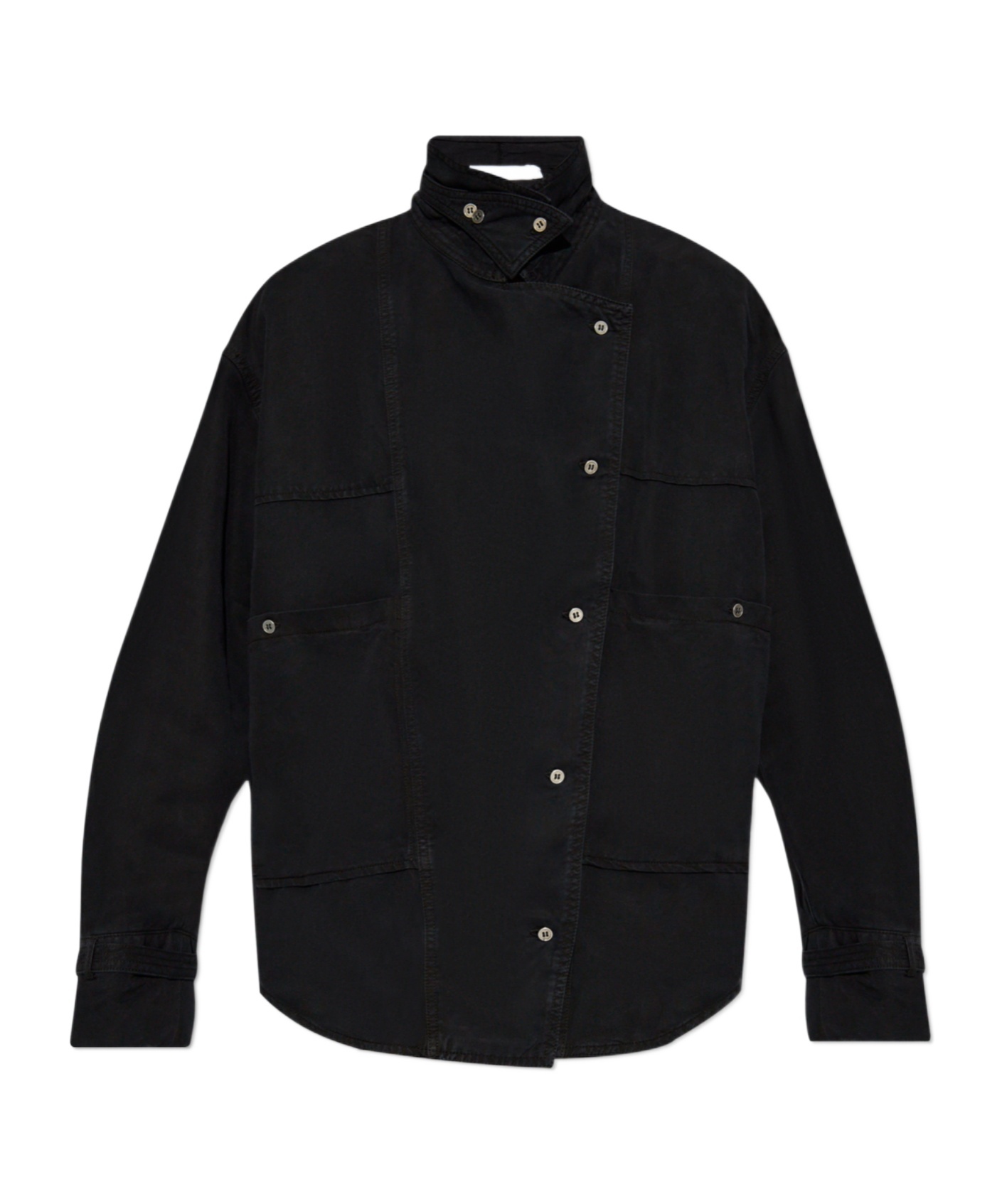 Iro Long-sleeved Shirt In Black