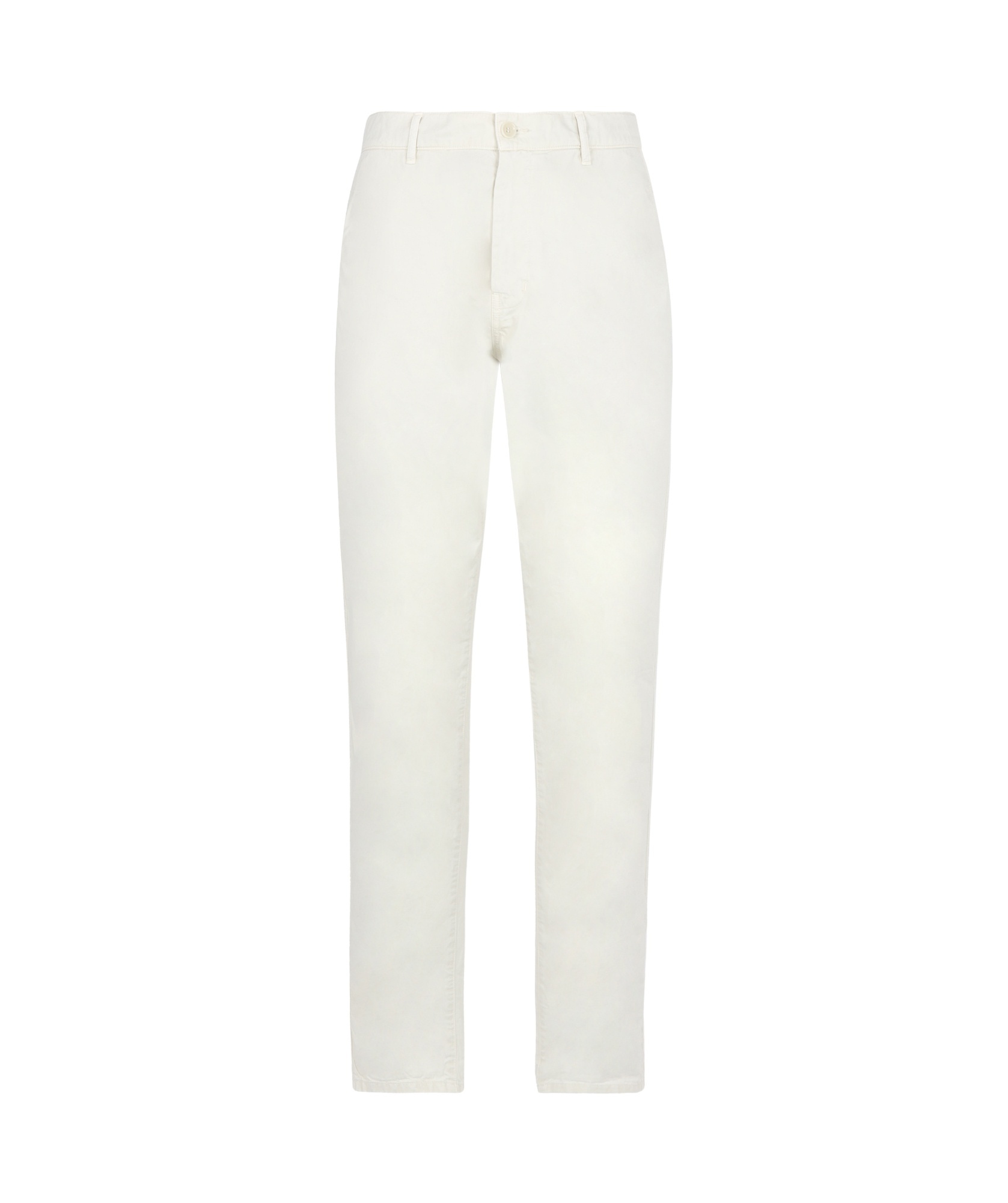 Aspesi Belt Loop Casual Pants In White