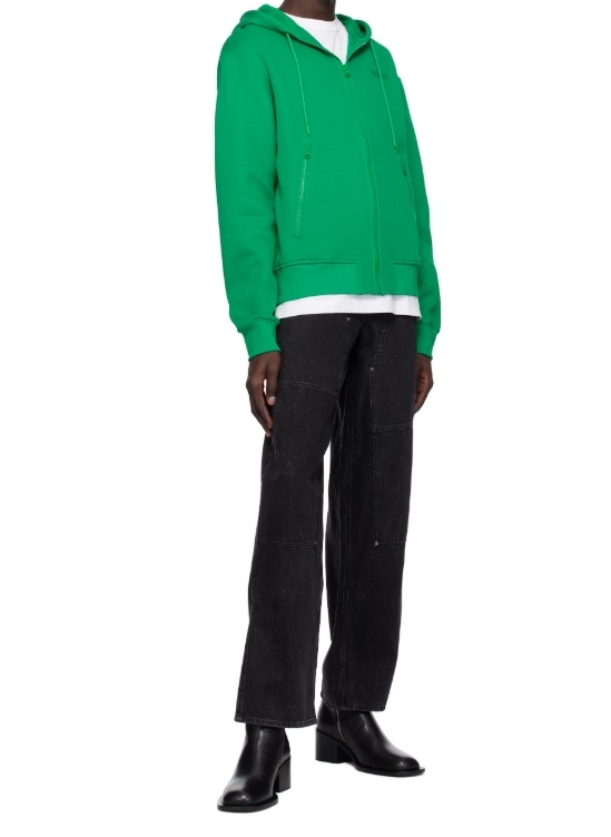 Mackage Long-sleeved Hooded Sweatshirt In Green
