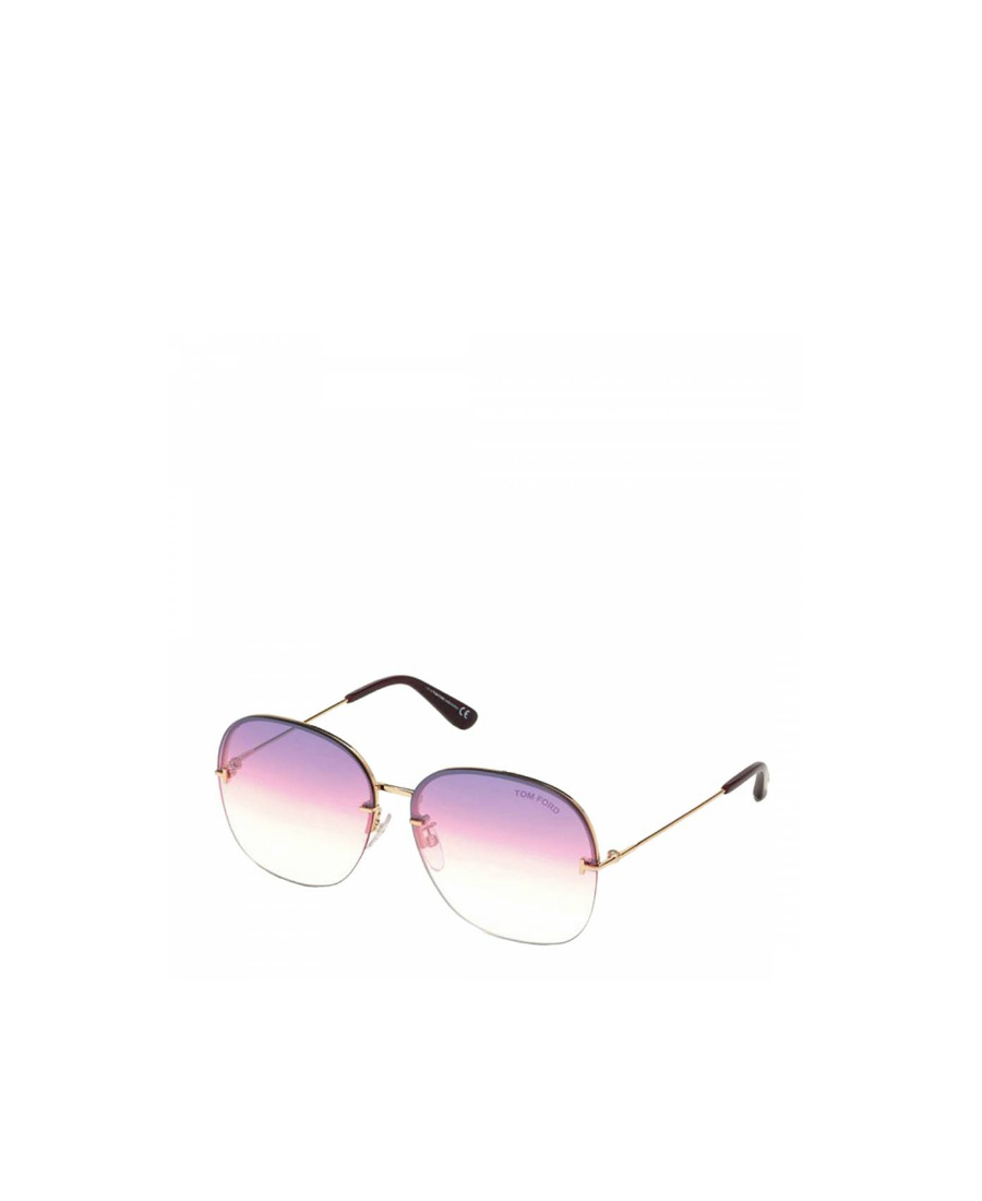 Tom Ford Logo Sunglasses In White
