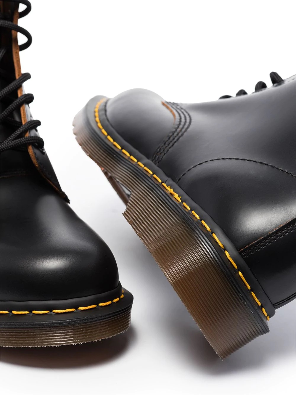 Dr. Martens' 1460 Vintage Combat Boots In Black