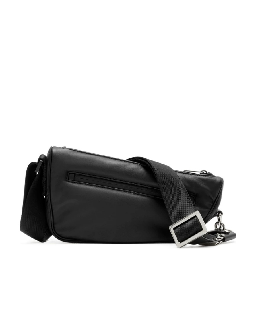Burberry Shield Zipped Crossbody Bag In Black