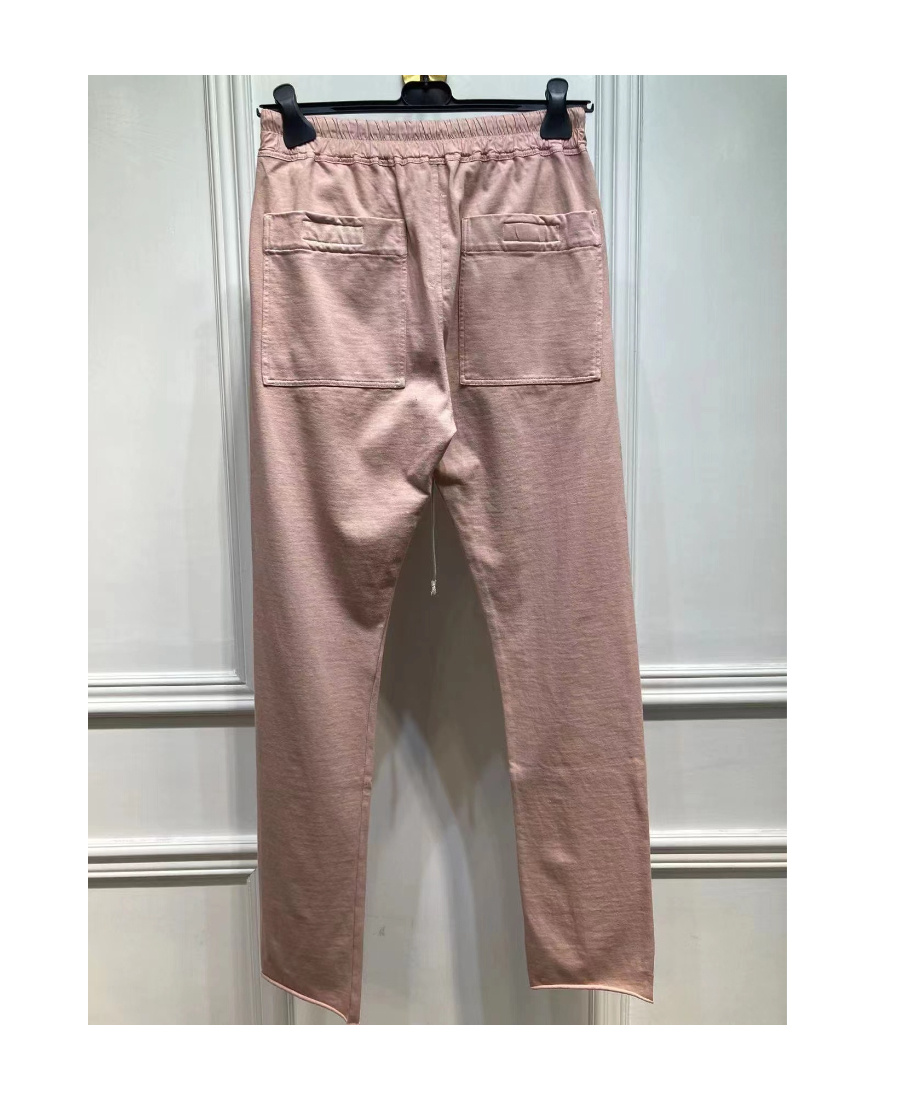 Rick Owens Drkshdw Logo Sweatpants In Brown