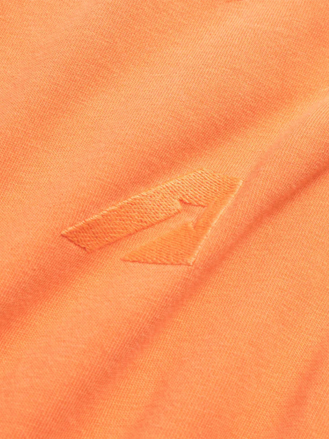 Autry Logo-print Round-neck T-shirt In Orange