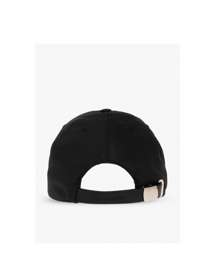 Alexander Mcqueen Logo-print Baseball Cap In Black