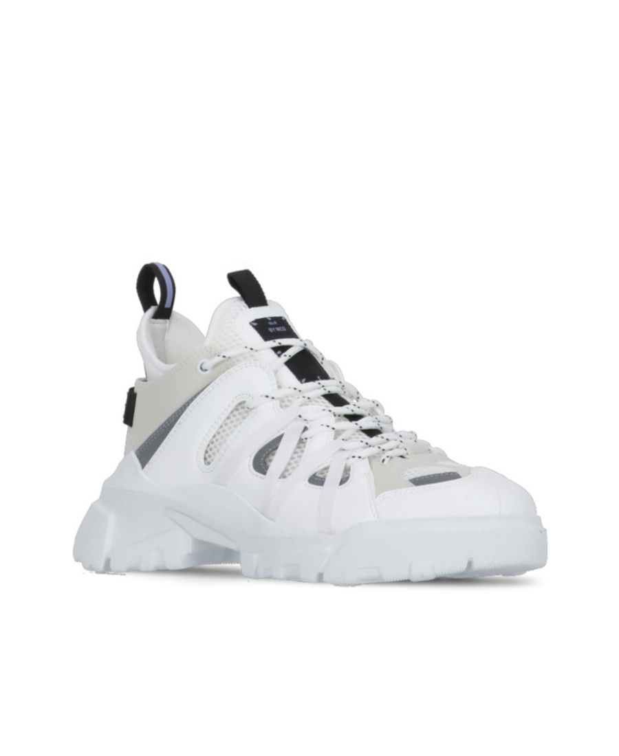 Mcq By Alexander Mcqueen High-top Mesh Sneakers In White