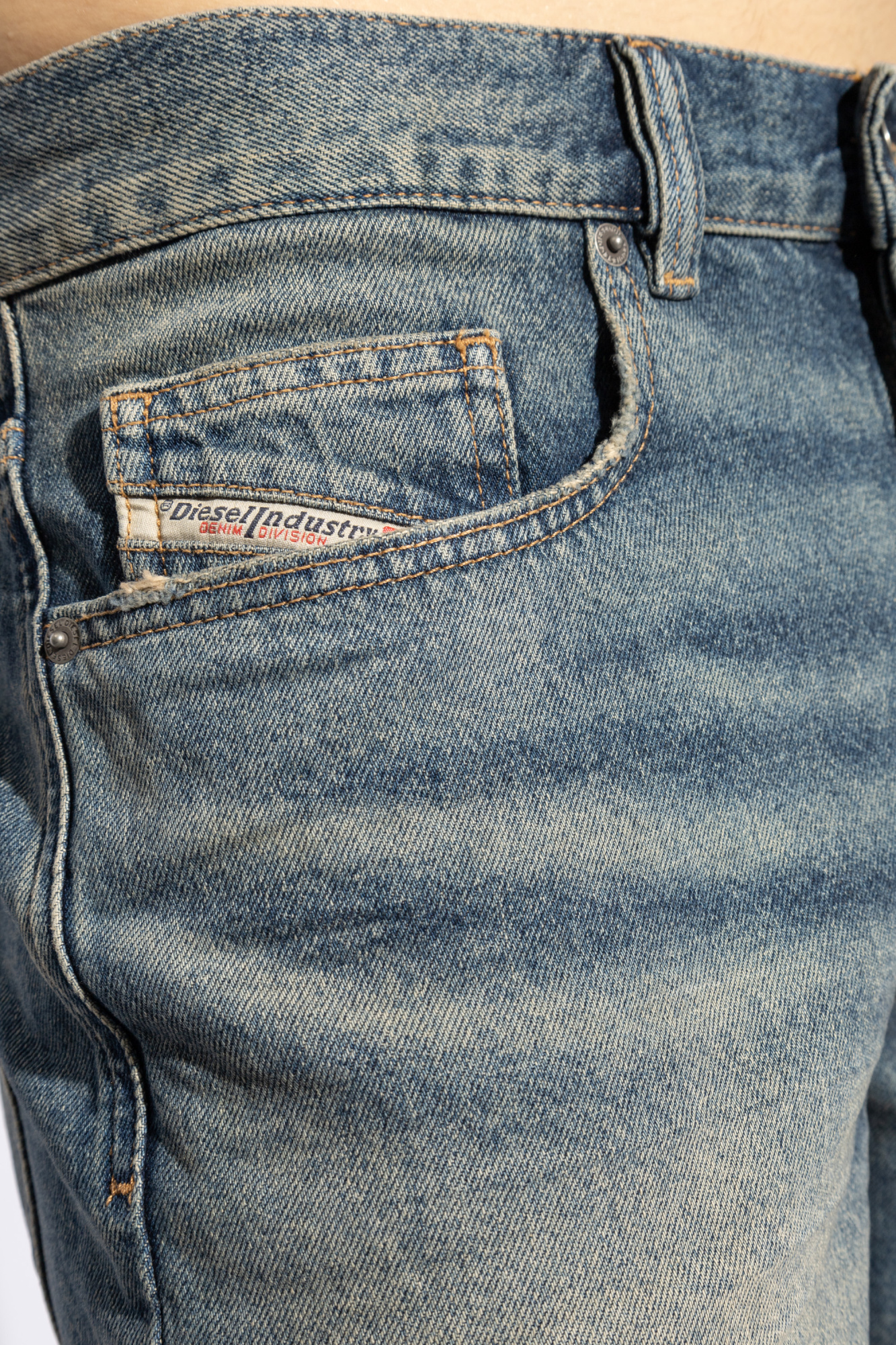 Diesel Denim Shorts Trousers Light Blue In Gray