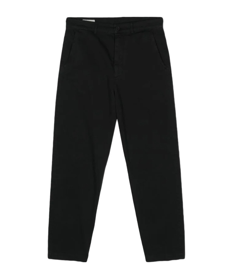Dries Van Noten Front Pleated Casual Pants In Black