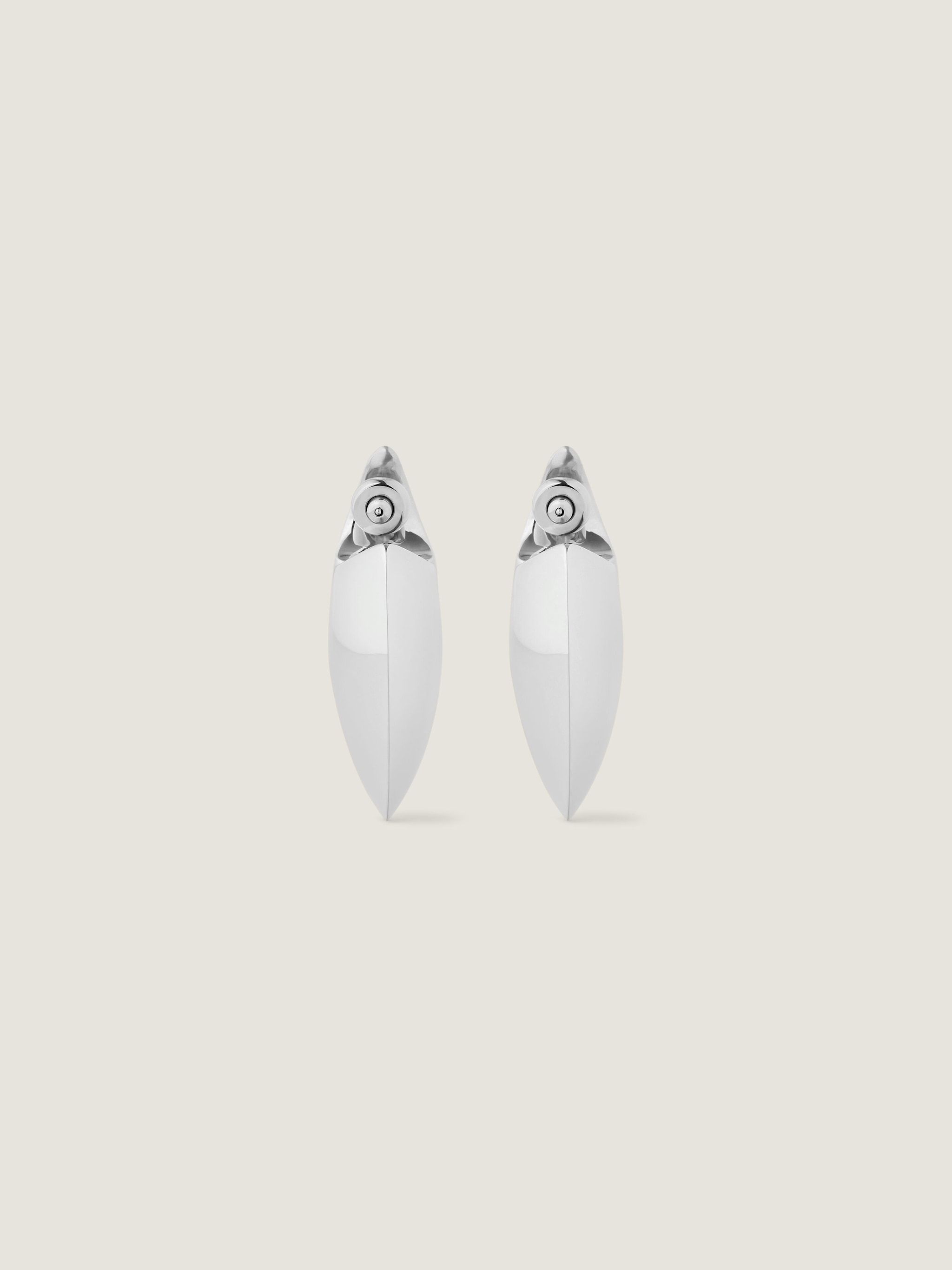 Givenchy Cocoon Earrings In Metal In Neutral
