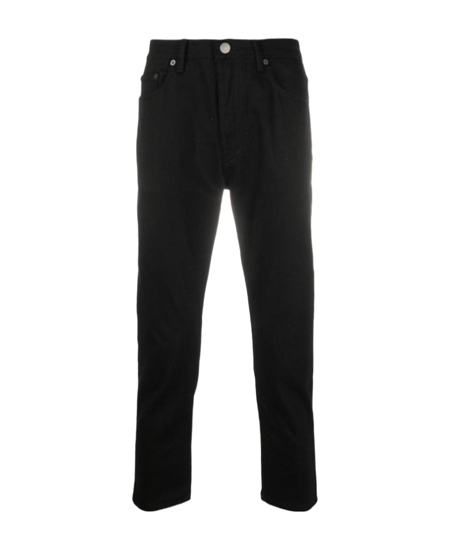 Acne Studios Cotton Denim Jeans In Black