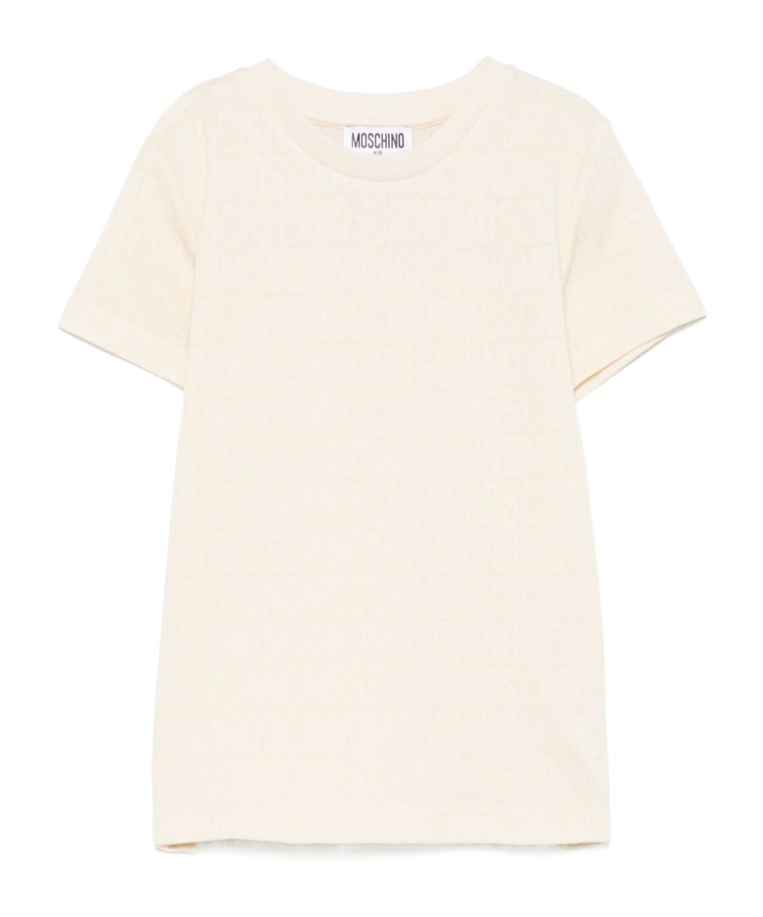 Moschino Logo-jacquard T-shirt In White