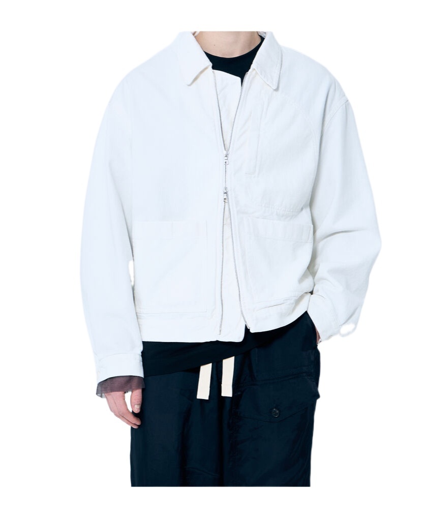 Dries Van Noten Men Veper Jacket In White