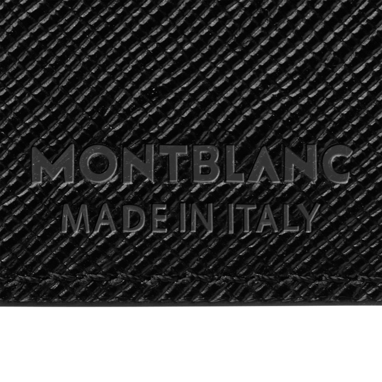 Montblanc Sartorial Leather Card Holder In Black