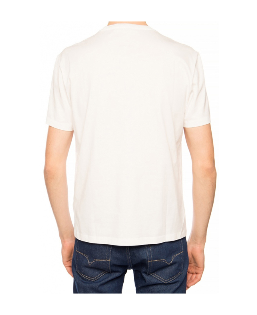 Versace Registration Plate Print T-shirt In White